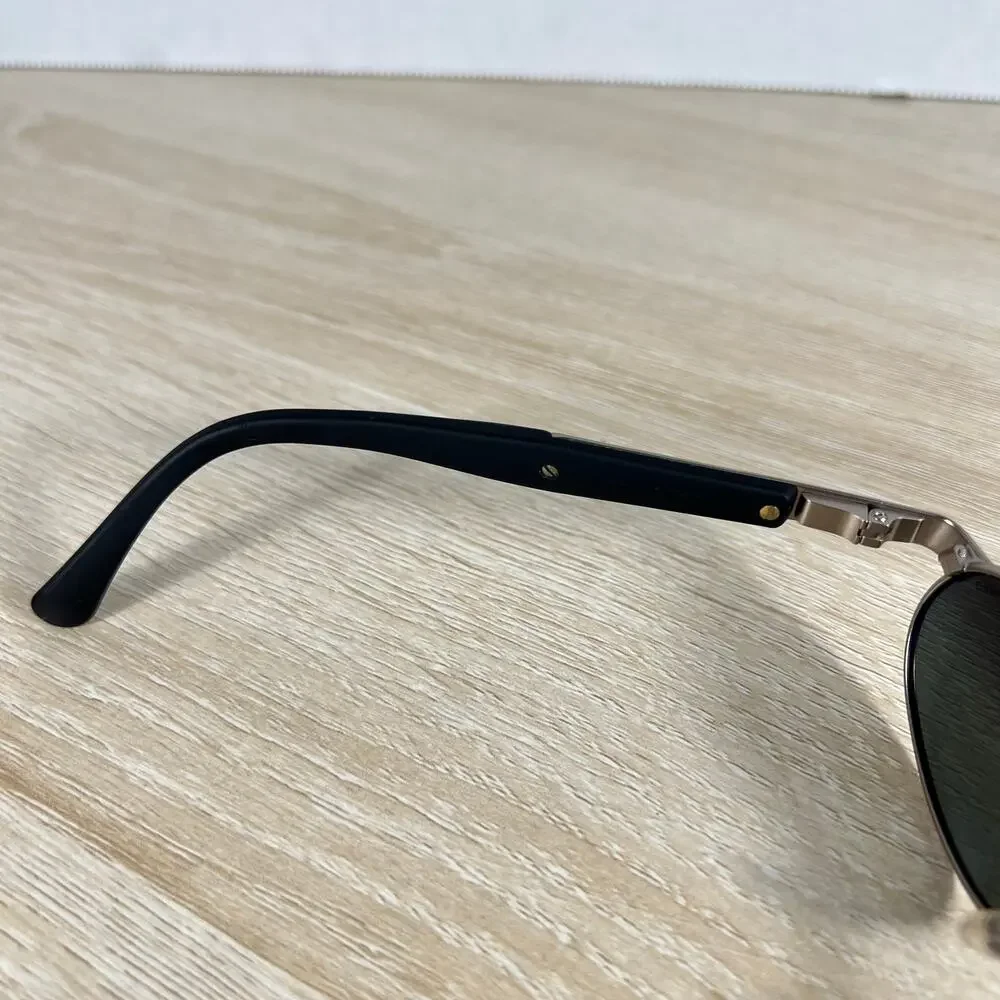 NWOT Vintage Bolle Beryl 2.0 Sunglasses Polarized Oval Metal Italy Y2K